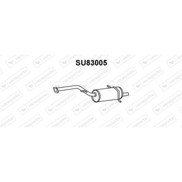 Tłumik SUBARU - 44300FC030 44300SA000 44300SA010