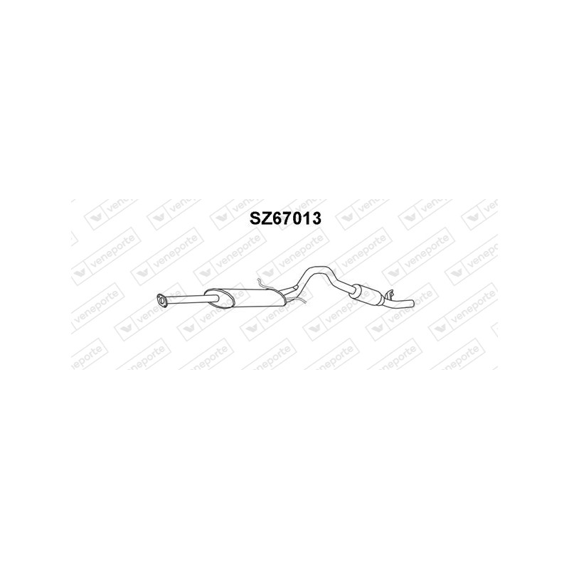 Tłumik SUZUKI - 1430058B50 1430077EA1 1430085C20