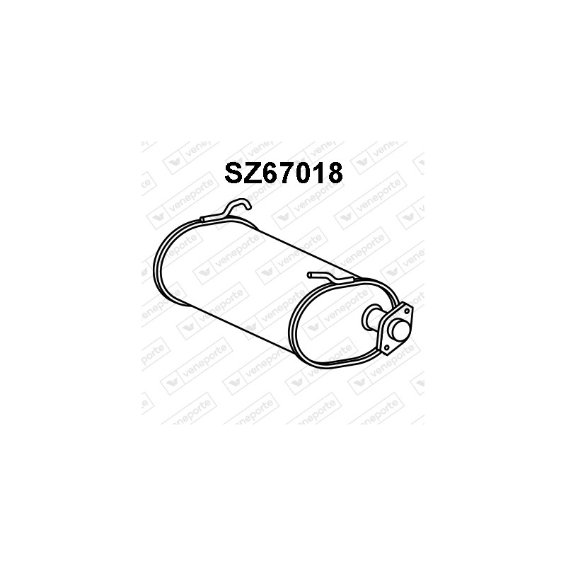 Tłumik SUZUKI - 1430081A00 1430081A11 1430082A01