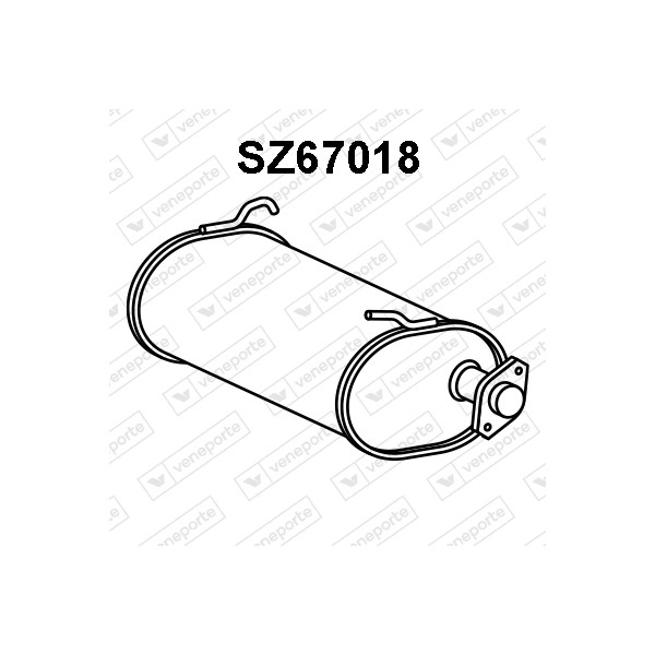 Tłumik SUZUKI - 1430081A00 1430081A11 1430082A01