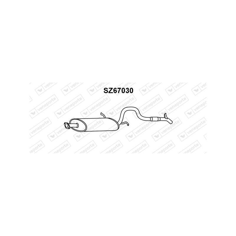 Tłumik SUZUKI - 1430058B10 1430058B11 1430085C10