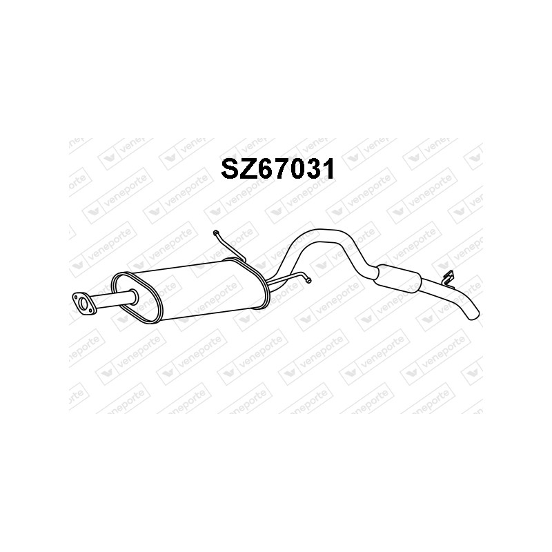 Tłumik SUZUKI - 1430086CB0  