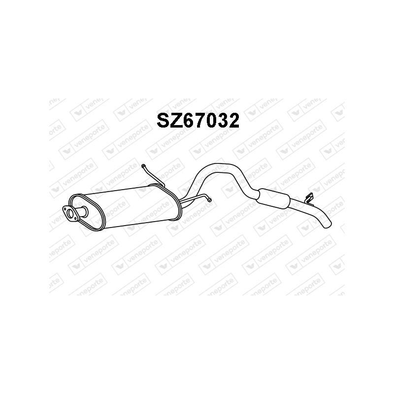 Tłumik SUZUKI - 1430086CA0  