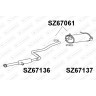 Tłumik SUZUKI - 1430060B01 1430060E70 1430063B00
