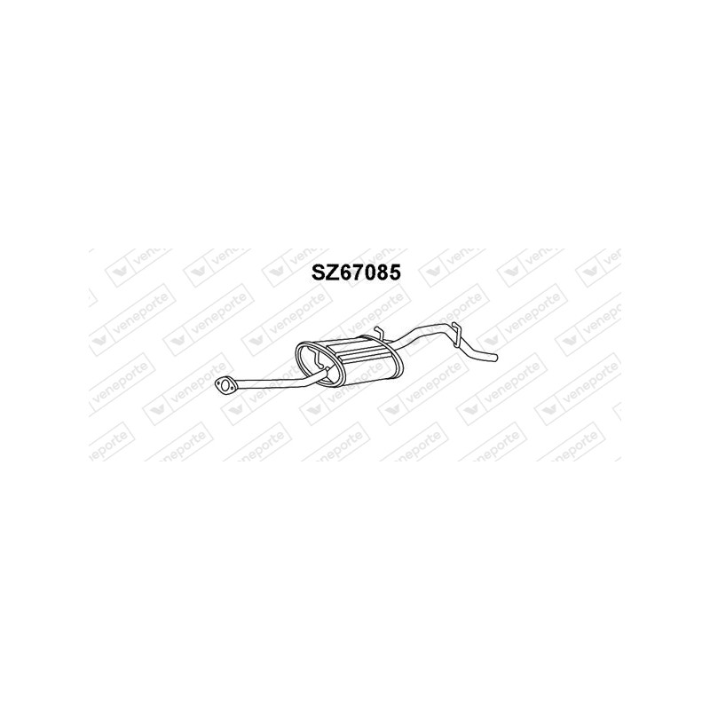 Tłumik SUZUKI - 1430072F00 1430072F10 14300M72F10