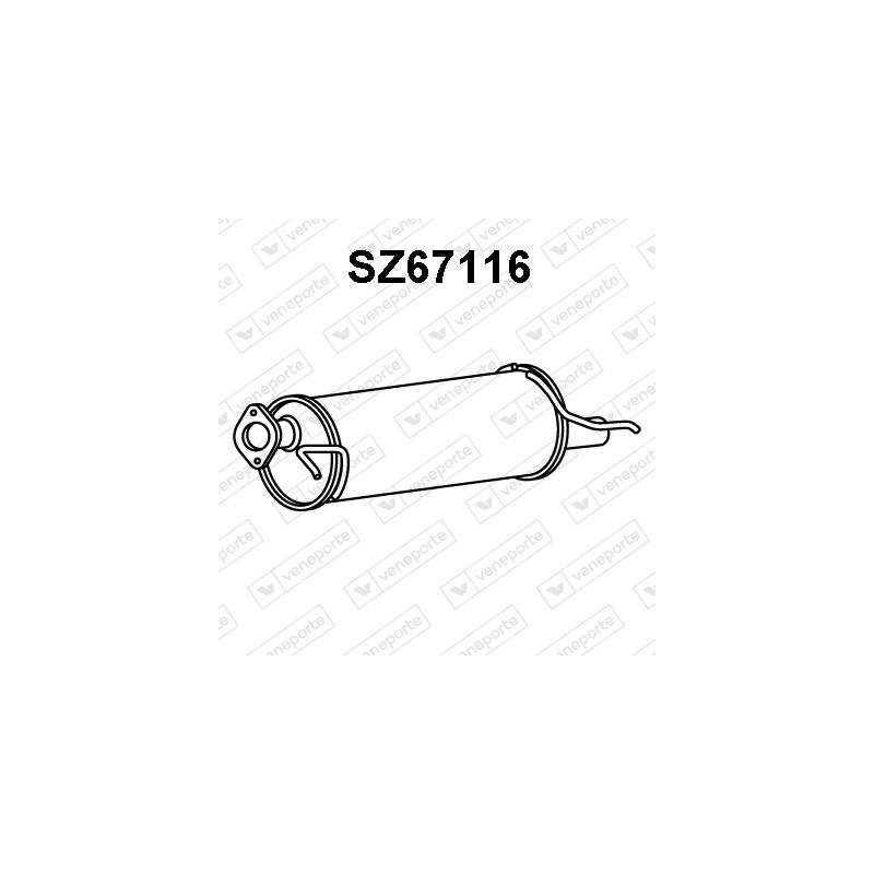Tłumik SUZUKI - 1430062J00 1430062J10 1430062JB0