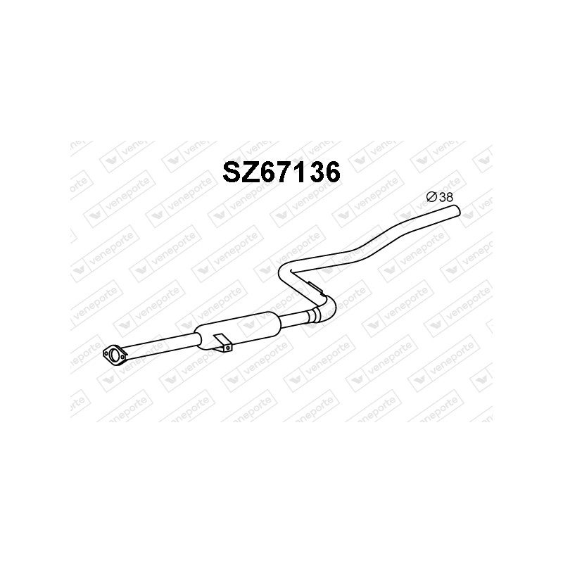 Tłumik SUZUKI - 1430060B01 1430060E70 1430063B00