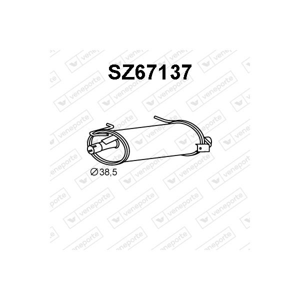 Tłumik SUZUKI - 1430060B01 1430060E70 1430063B00