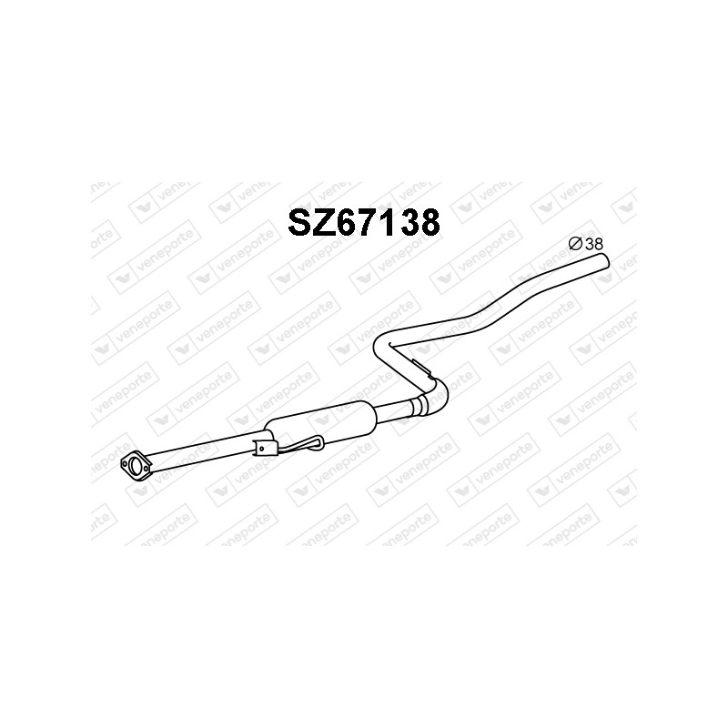 Tłumik SUZUKI - 1430065B00 1430065B20 1430065E00