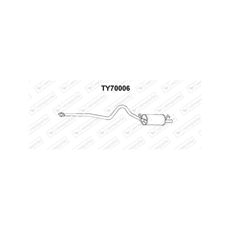 Tłumik TOYOTA - 1743012080 1743012081 