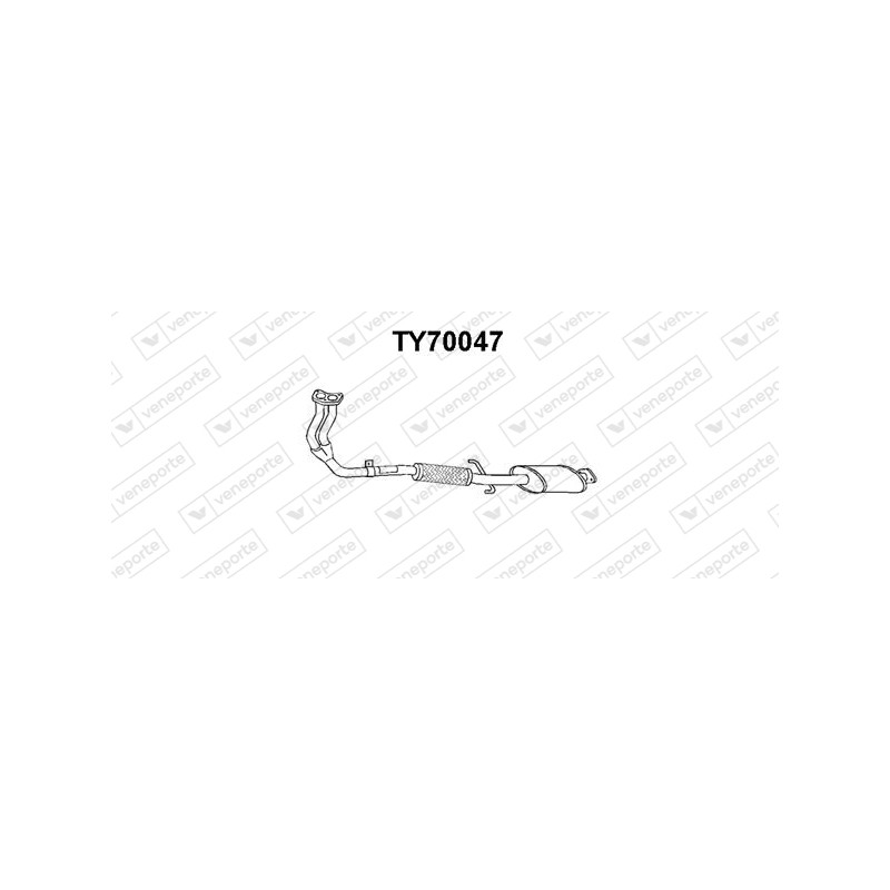 Tłumik TOYOTA - 1741011150  
