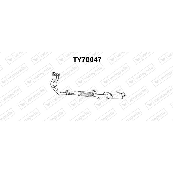 Tłumik TOYOTA - 1741011150  