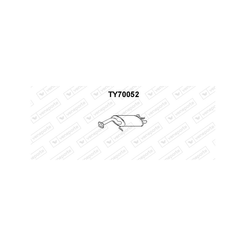 Tłumik TOYOTA - 1743011180 1743011200 174301120083
