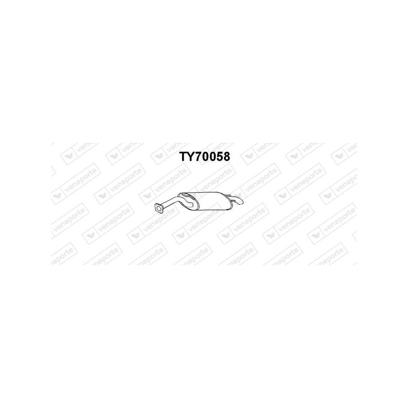 Tłumik TOYOTA - 1743014020 174301402083 