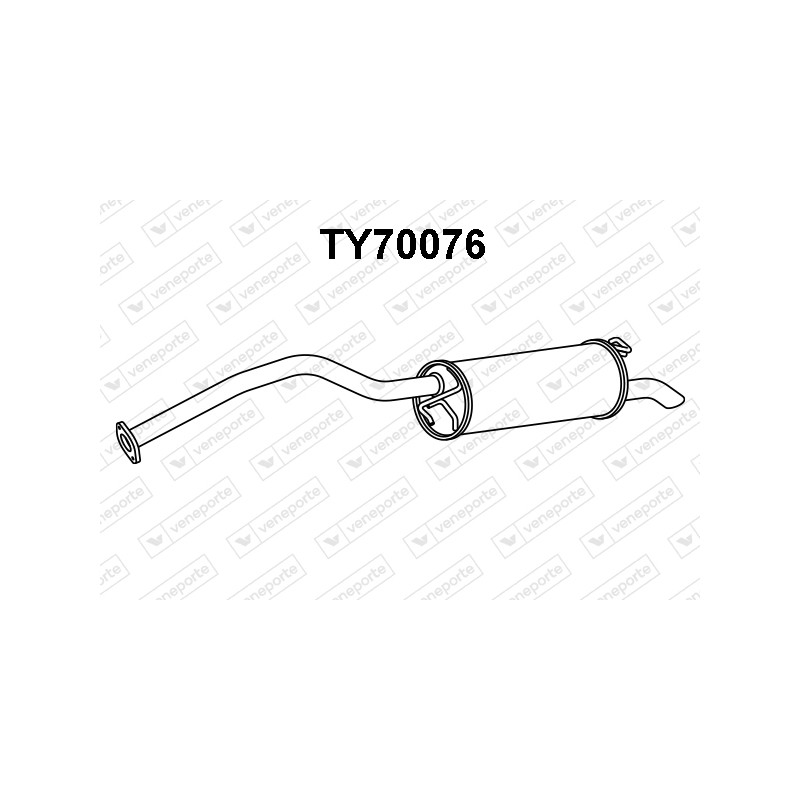 Tłumik TOYOTA - 1743021580  