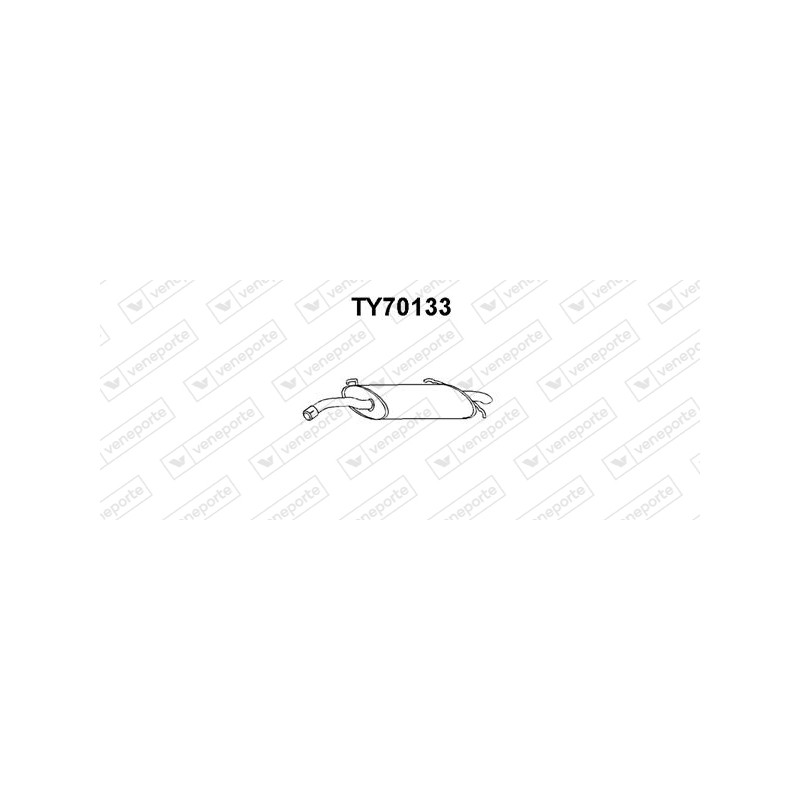 Tłumik TOYOTA - 1743016090 174301609083 