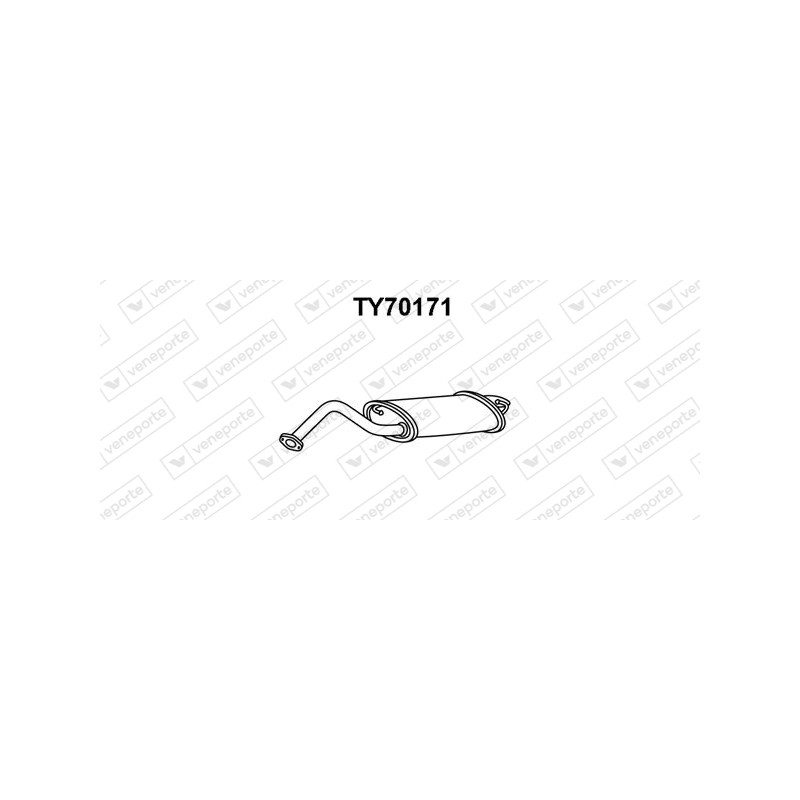 Tłumik TOYOTA - 174300D140 1743022240 1743022420