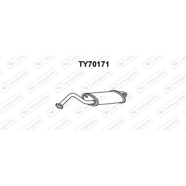Tłumik TOYOTA - 174300D140 1743022240 1743022420