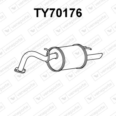Tłumik TOYOTA - 174300Q020 174300Q050 174300Q070