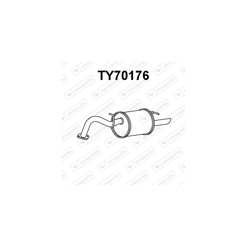 Tłumik TOYOTA - 174300Q020 174300Q050 174300Q070