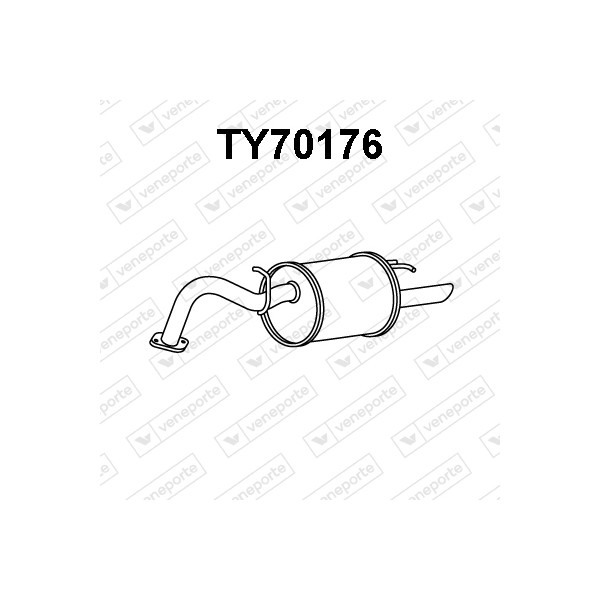 Tłumik TOYOTA - 174300Q020 174300Q050 174300Q070
