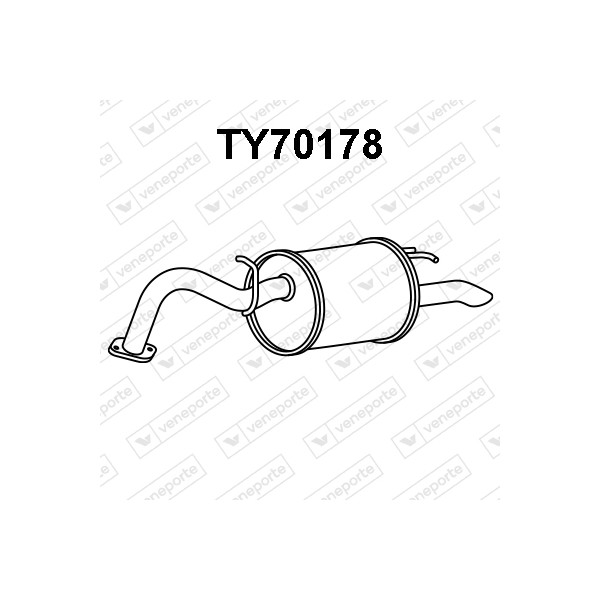 Tłumik TOYOTA - 174300J030  