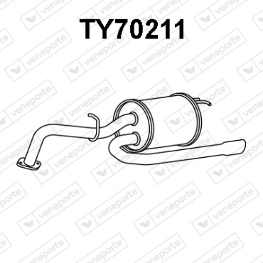 Tłumik TOYOTA - 174300Y010  