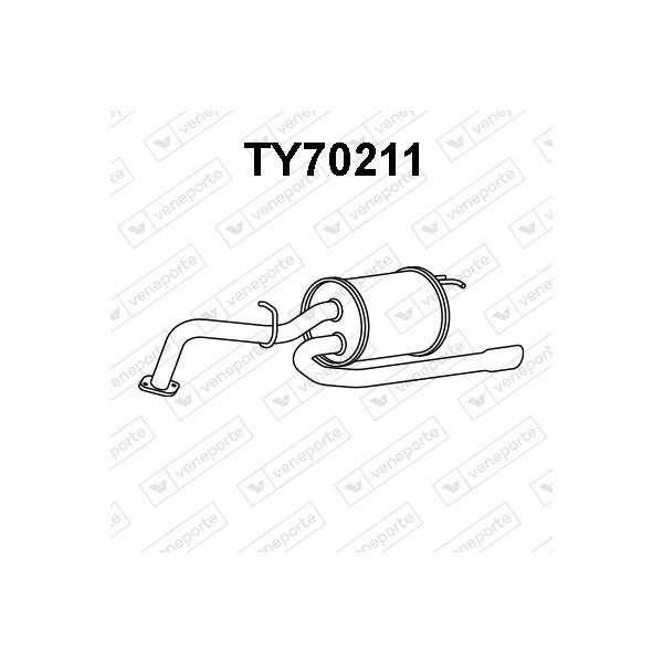 Tłumik TOYOTA - 174300Y010  