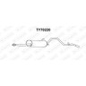 Tłumik TOYOTA - 1743072060 1743072150 1743072240