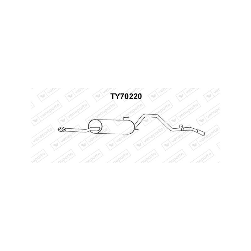 Tłumik TOYOTA - 1743072060 1743072150 1743072240