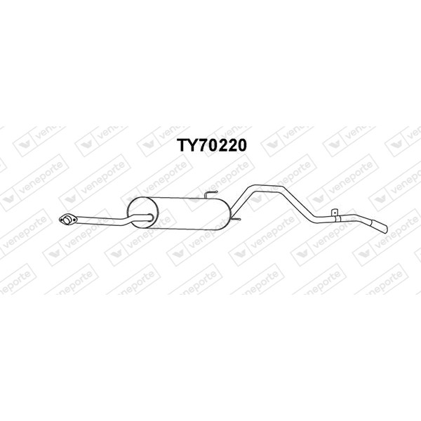 Tłumik TOYOTA - 1743072060 1743072150 1743072240