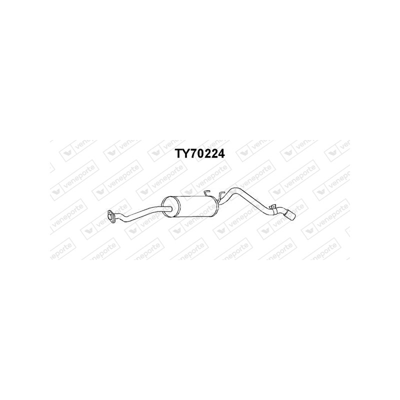 Tłumik TOYOTA - 1743054350 1743054860 17430YZZ6A