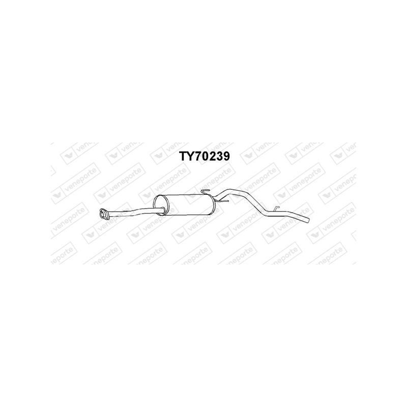 Tłumik TOYOTA / VOLKSWAGEN - 174305B041 174305B042 174305B043