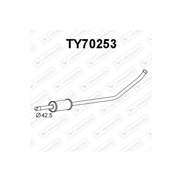 Tłumik TOYOTA - 174101B050