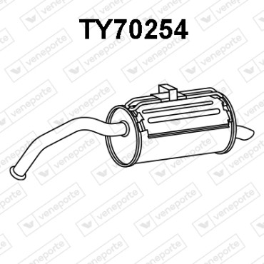 Tłumik TOYOTA - 174301B040 174301B041 