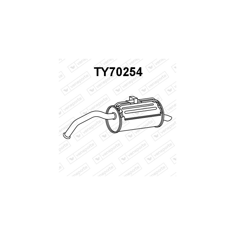 Tłumik TOYOTA - 174301B040 174301B041 