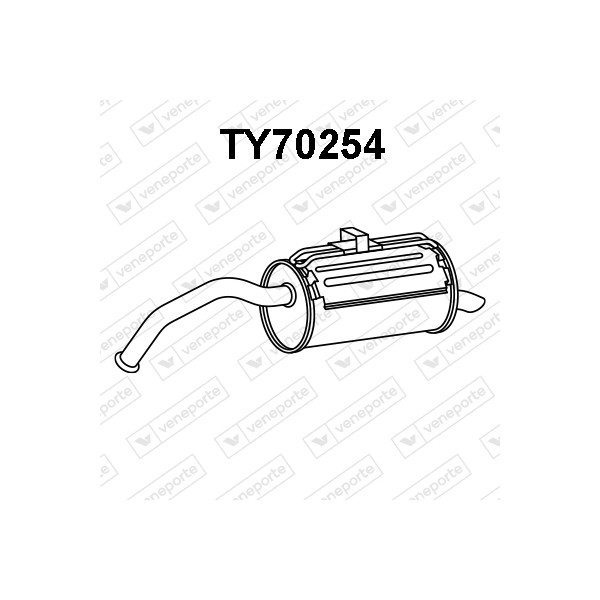 Tłumik TOYOTA - 174301B040 174301B041 
