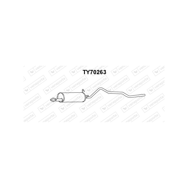 Tłumik TOYOTA - 1743054150 1743054151 1743054160