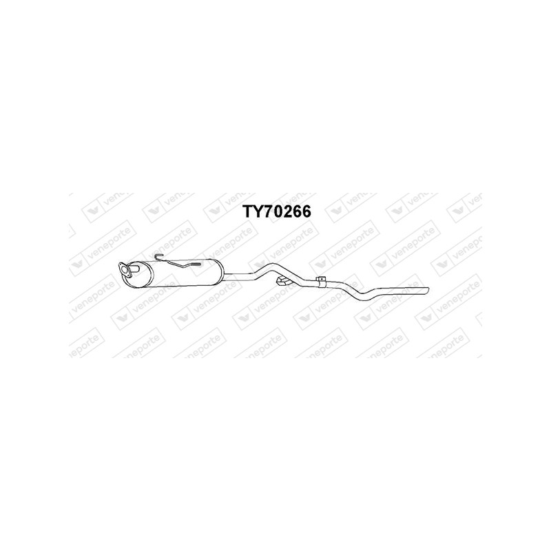 Tłumik TOYOTA - 1743071051 1743071052 174307105283