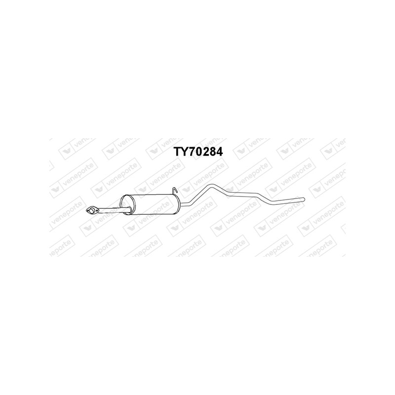Tłumik TOYOTA - 1743054170  