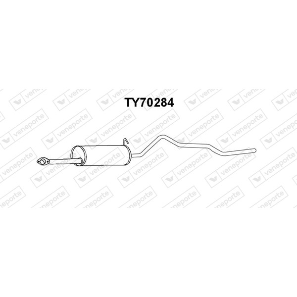 Tłumik TOYOTA - 1743054170  