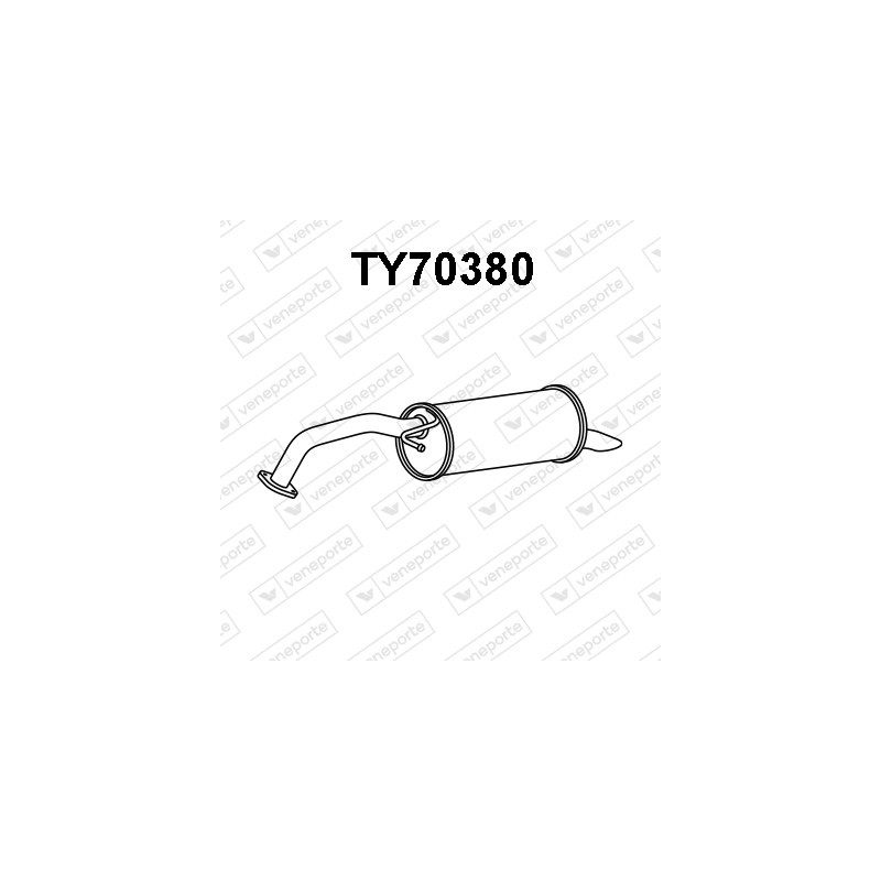 Tłumik TOYOTA - 174300J010 174300J020 1743023020