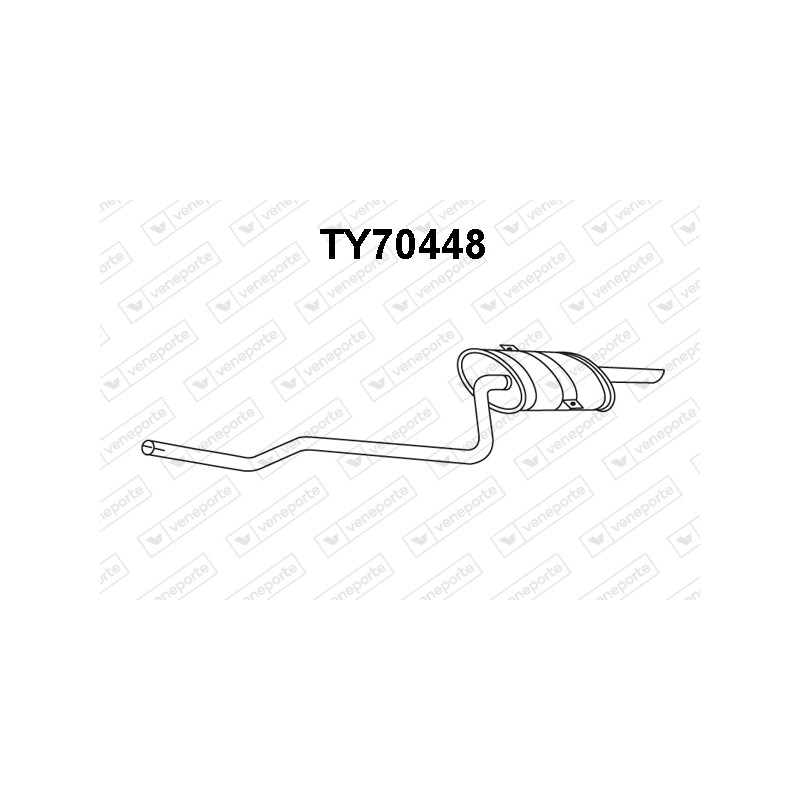 Tłumik TOYOTA - 174301B070  