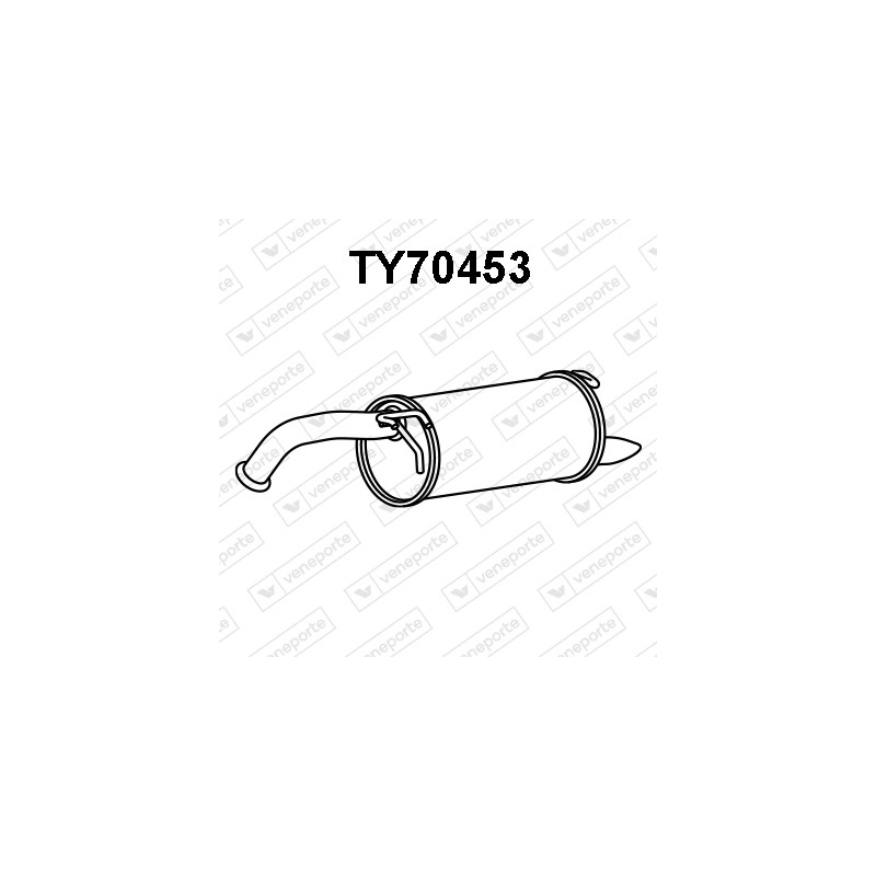 Tłumik TOYOTA - 174300N010 1743021030 1743021031