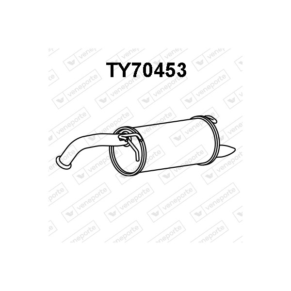 Tłumik TOYOTA - 174300N010 1743021030 1743021031