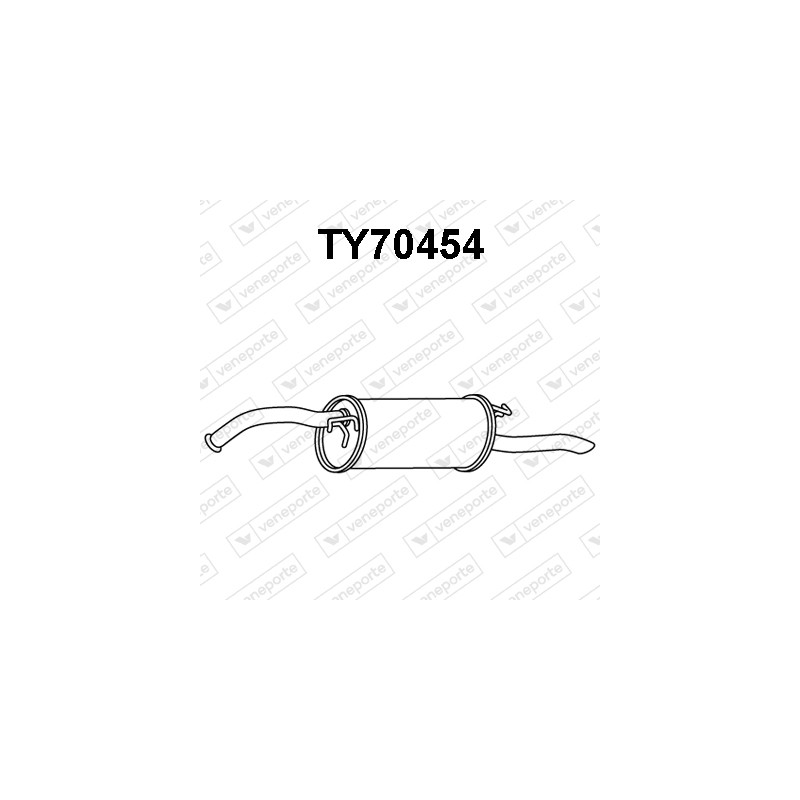 Tłumik TOYOTA - 1743021040  