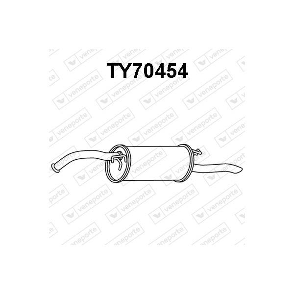 Tłumik TOYOTA - 1743021040  
