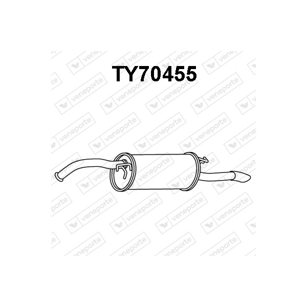 Tłumik TOYOTA - 1743021050 1743021051 