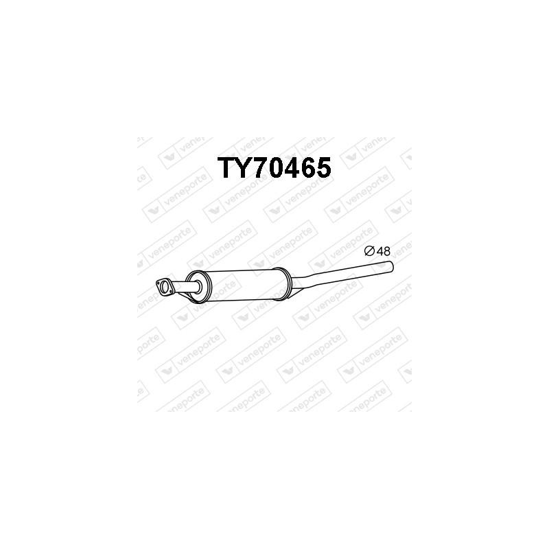 Tłumik TOYOTA - 1743002180 1743002181 1743002200