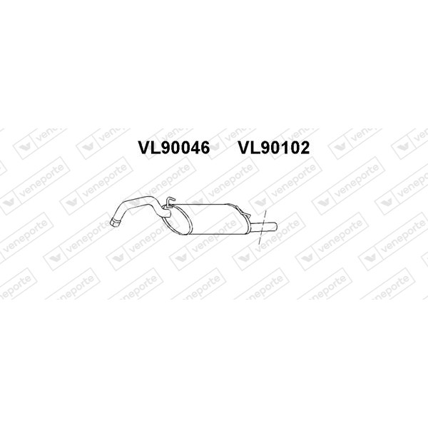 Tłumik VOLVO - 3435799 3467686 3475889